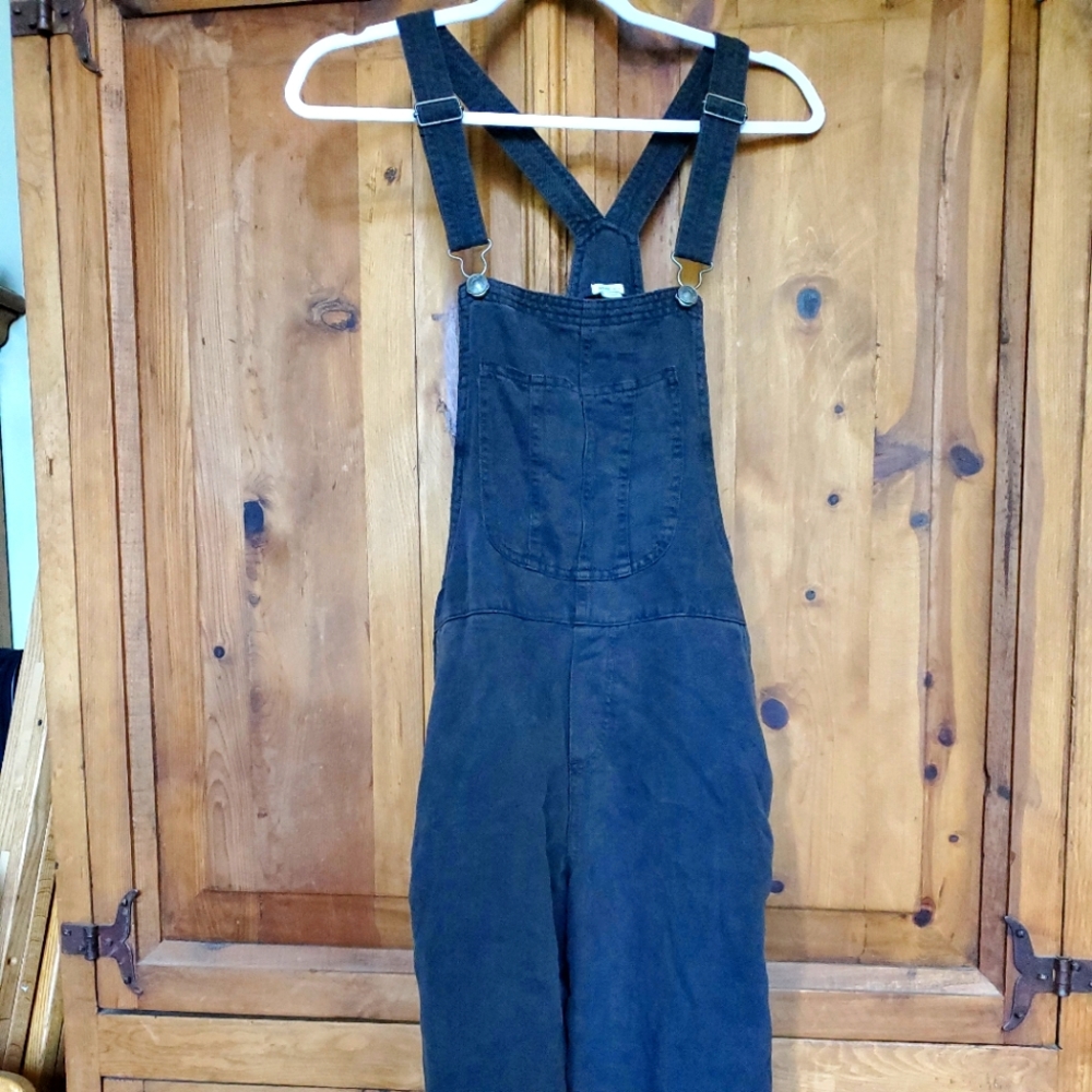 Black overalls